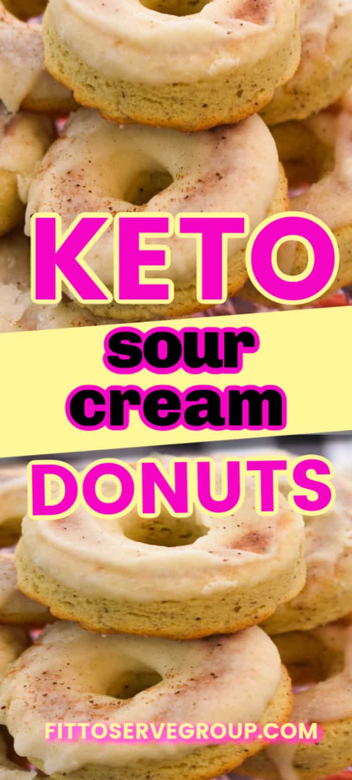 Keto Sour Cream Donuts · Fittoserve Group