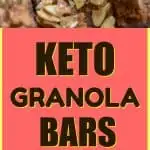 Keto granola bars