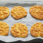 Oopsie cloud bread on baking tray