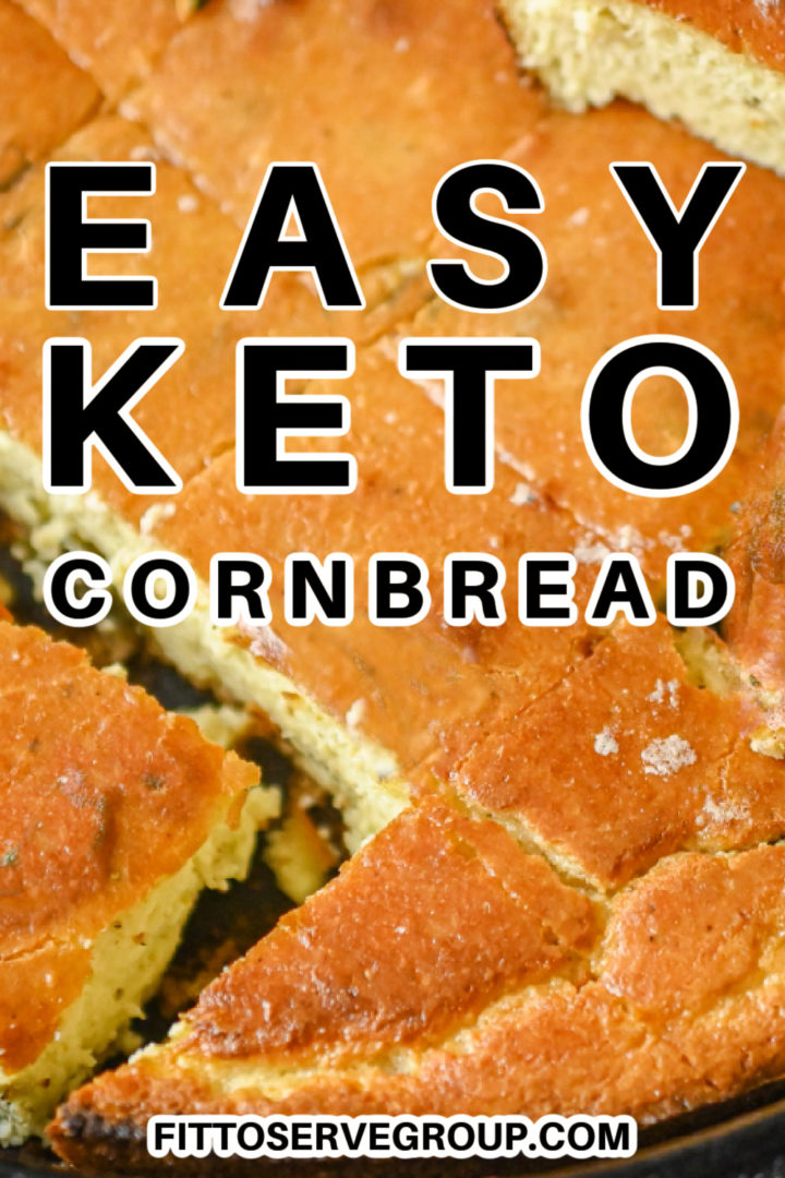 Easy Keto Cornbread (Skillet)