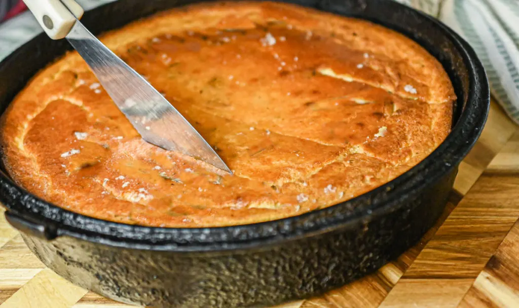 Cast Iron Cornbread - The Perks of Being Us