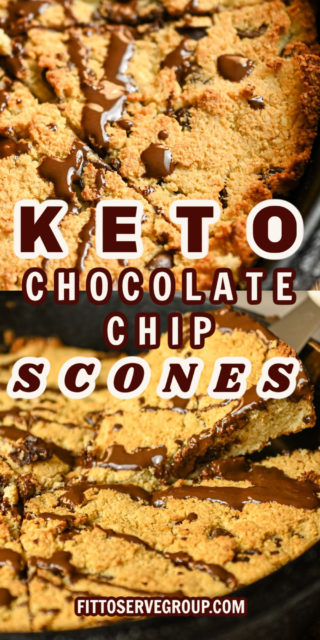 Rich Keto Chocolate Chip Scones · Fittoserve Group