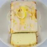 Keto lemon cream cheese pound cake