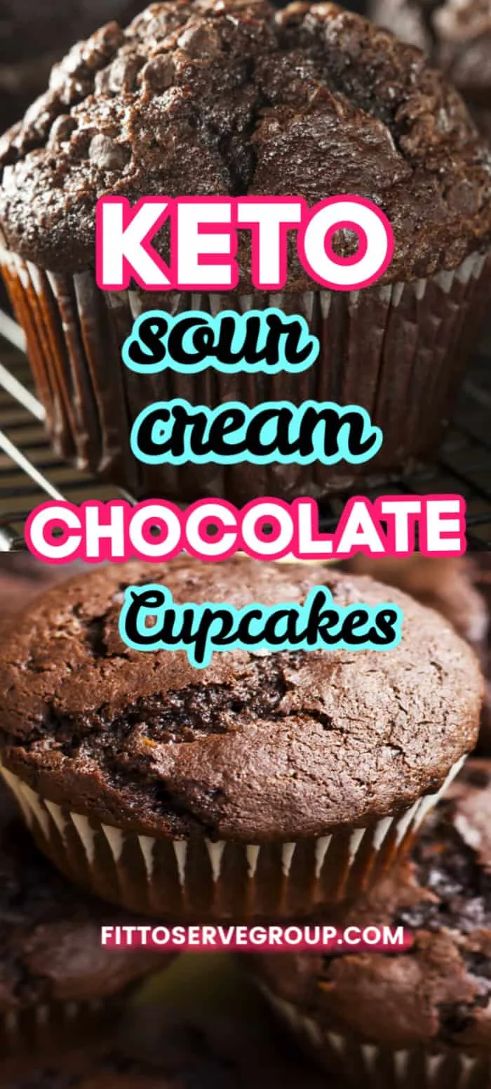 Chocolate Keto Cupcakes - All Day I Dream About Food