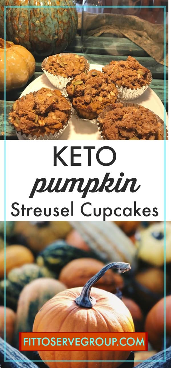 Keto Pumpkin Streusel Cupcakes · Fittoserve Group