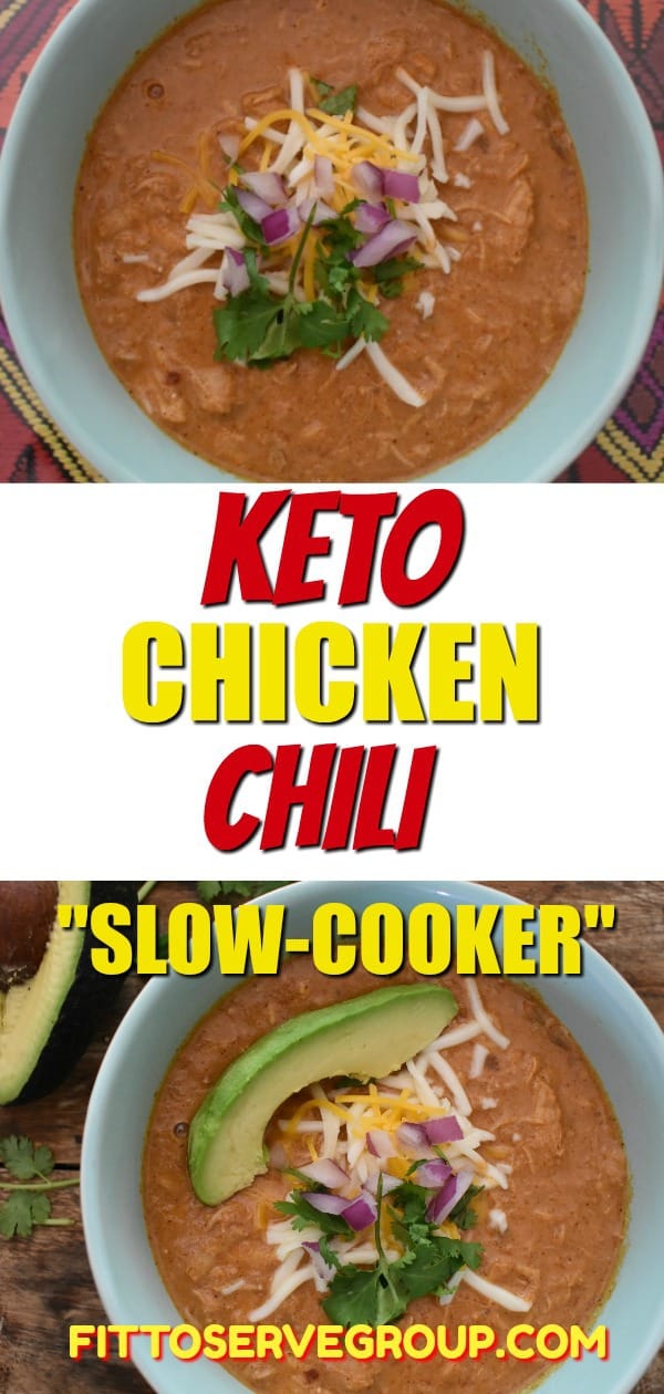 Keto Chicken Chili (Slow Cooker) · Fittoserve Group