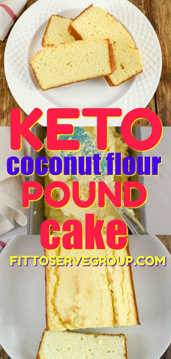 Keto Cream Cheese Coconut Flour Pound Cake! · Fittoserve Group