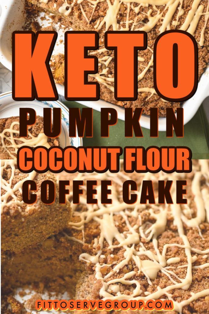 Keto Pumpkin Coconut Flour Gluten-Free Coffee Cake