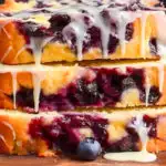 keto blueberry lemon loaf