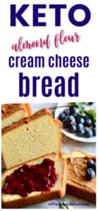 Keto Cream Cheese Almond Flour Bread · Fittoserve Group