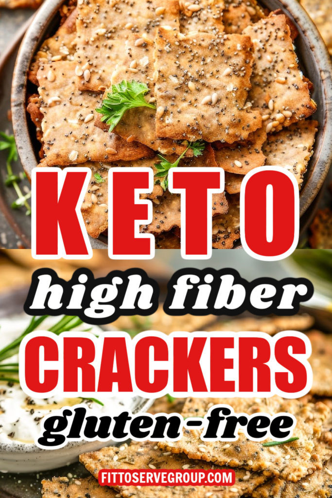 Keto High Fiber Cheese Crackers