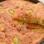 This delicious keto jalapeño cheddar bacon cornbread will fool your tastebuds into thinking it's the real thing. Yet it uses zero corn or cornmeal and even the texture is spot on.  Don't miss out cornbread will doing keto and grab the recipe!