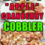 Keto Apple Cranberry Cobbler (Gluten-Free)