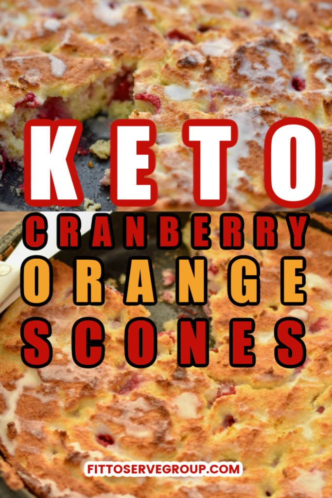 Keto Cranberry Orange Scones