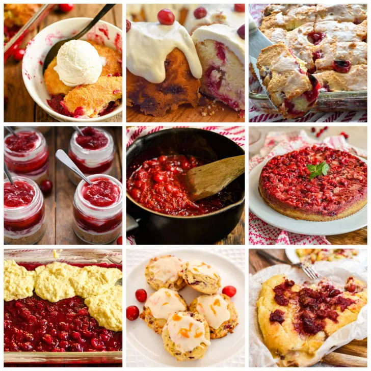 keto cranberry recipes featured image