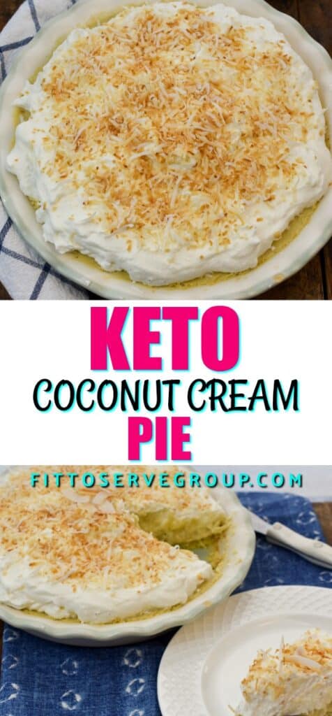 Keto Coconut Cream Pie · Fittoserve Group