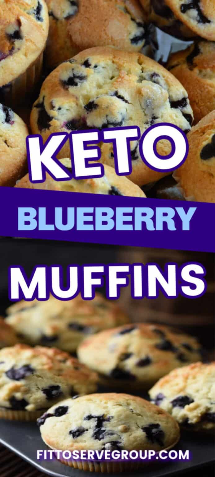 Keto Blueberry Muffins · Fittoserve Group