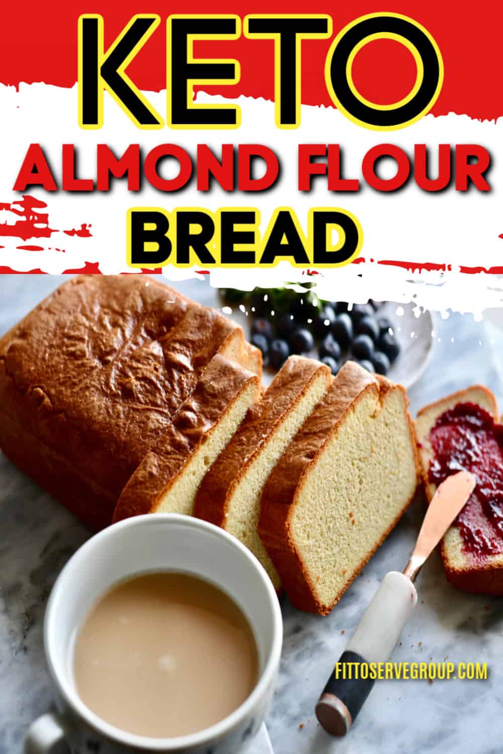 Stop craving white sandwich bread while doing keto with this recipe for keto almond flour bread. 