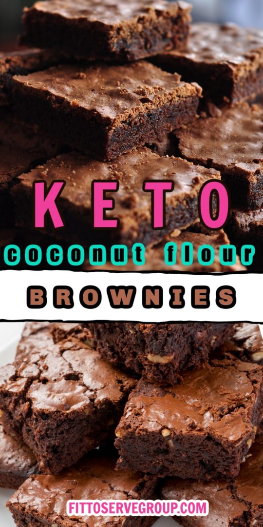 Keto Brownies Coconut Flour · Fittoserve Group