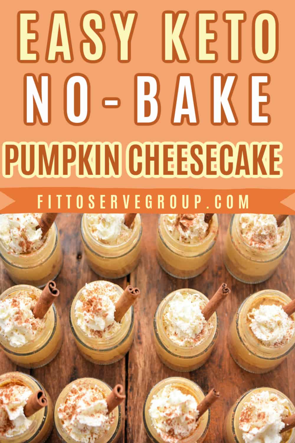 Keto No-Bake Pumpkin Cheesecake · Fittoserve Group