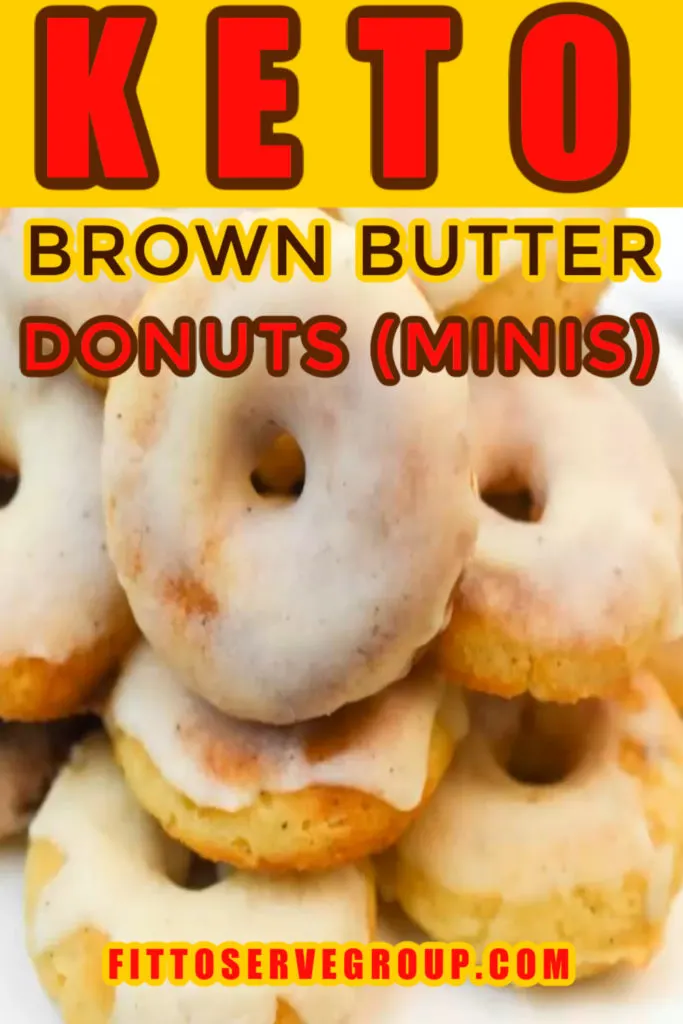 Keto Donuts with Brown Butter Glaze - All Day I Dream About Food