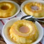 Three keto flans served