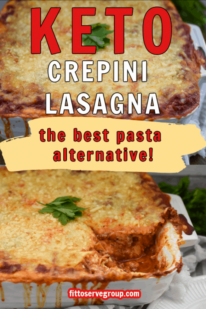 Crepini Keto Lasagna · Fittoserve Group