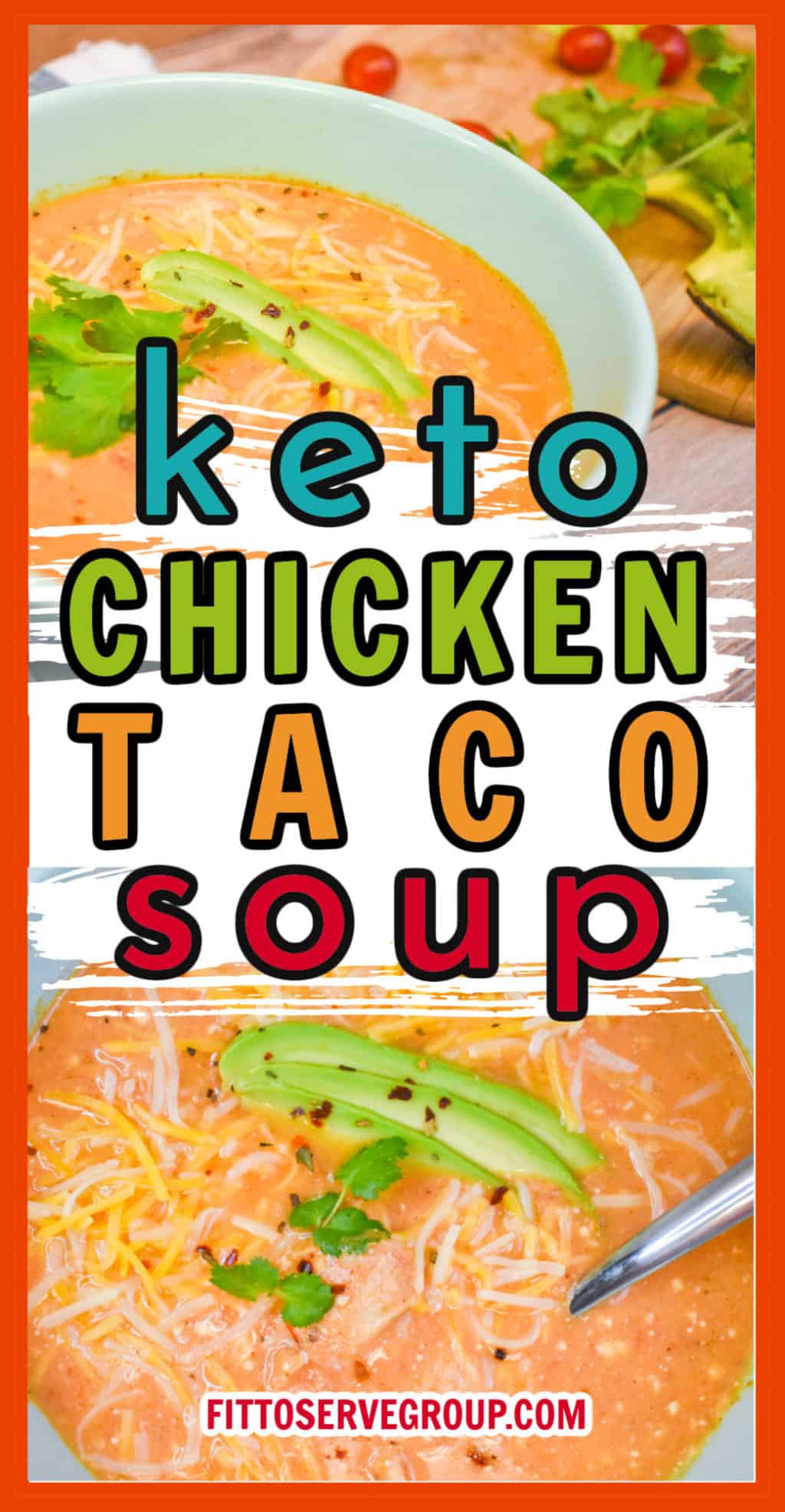 Easy Keto Chicken Taco Slow Cooker Soup · Fittoserve Group