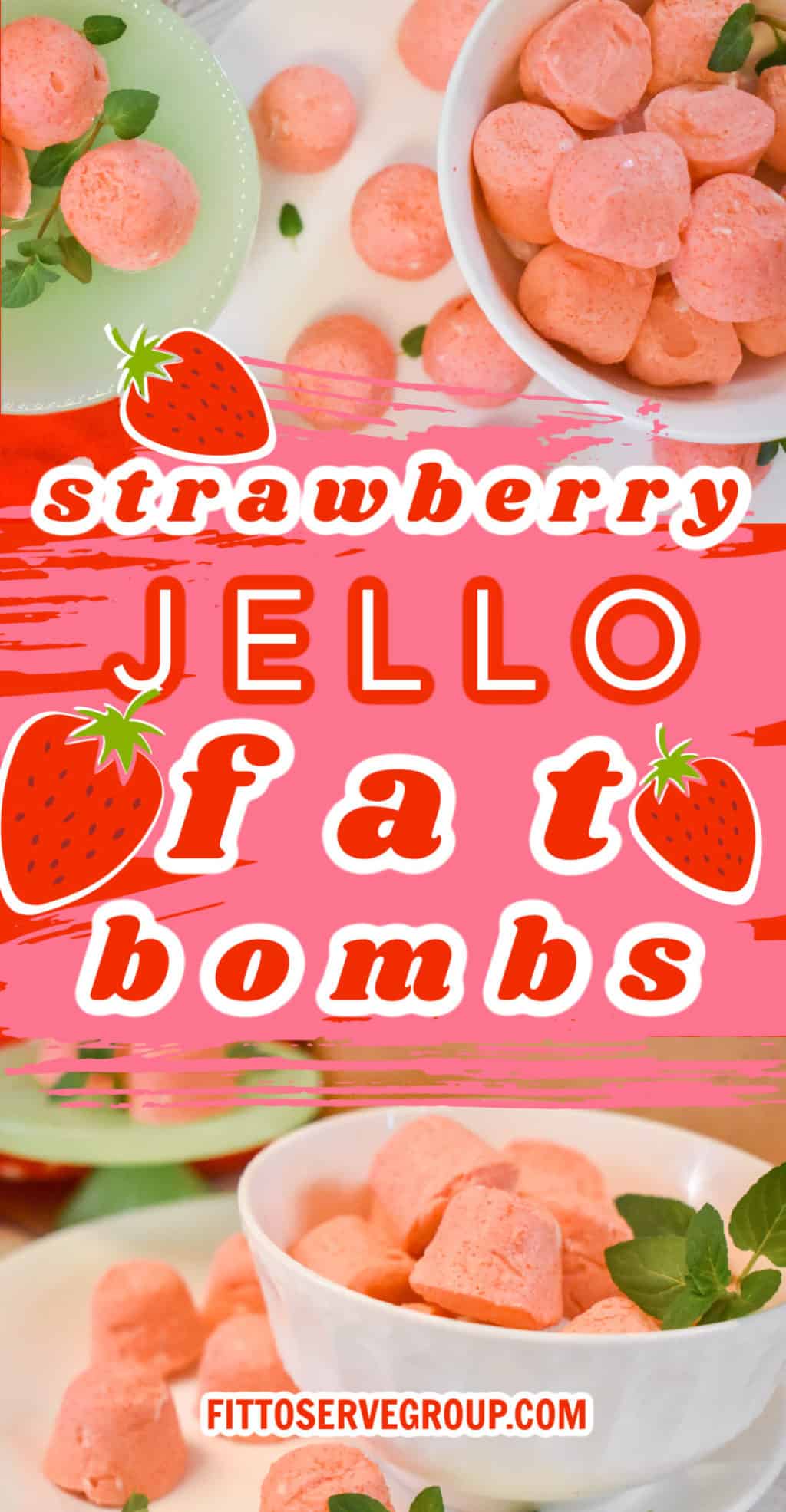 Strawberry Jello Cream Cheese Fat Bombs · Fittoserve Group