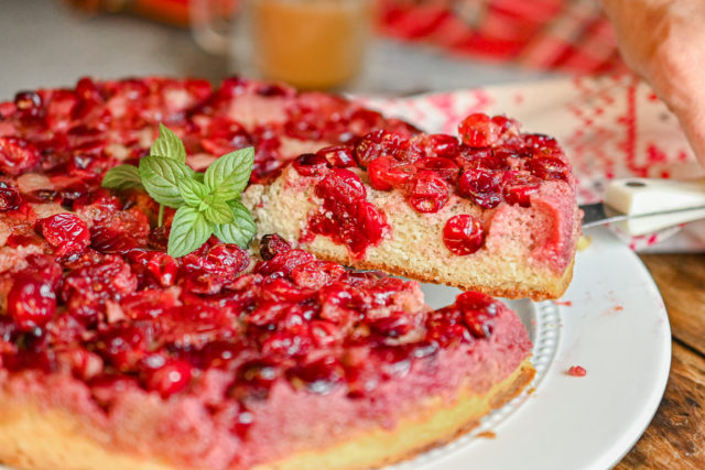 Keto Cranberry Upside Down Cake · Fittoserve Group