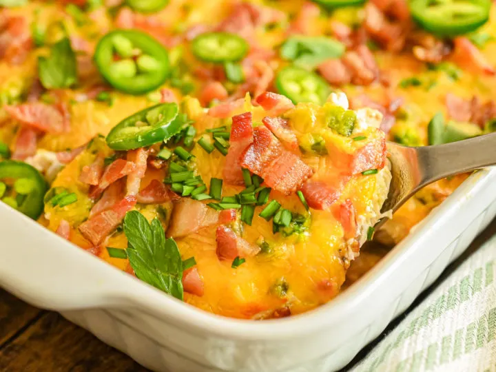 Keto Jalapeno Popper Chicken Casserole featured image