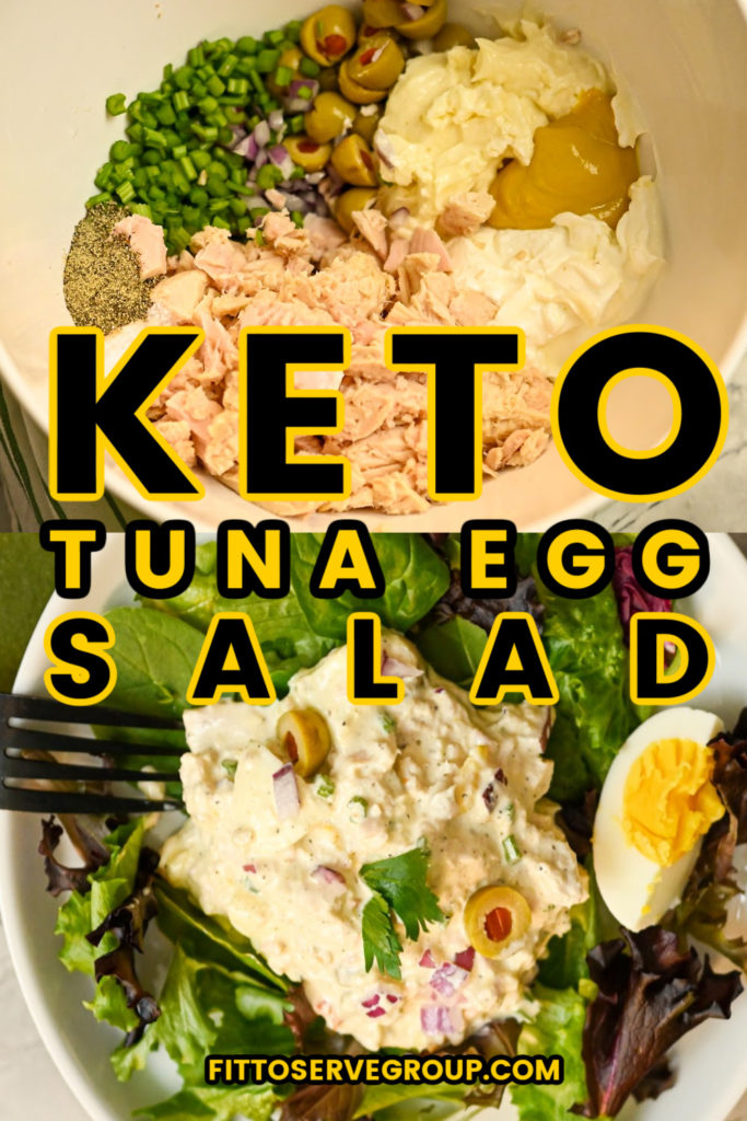 Easy keto tuna egg salad