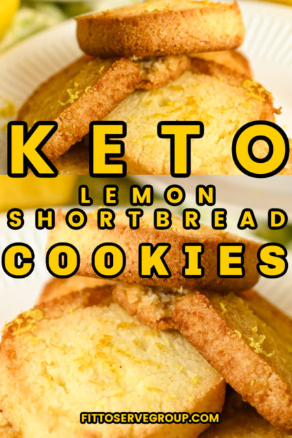 Keto Lemon Shortbread Cookies · Fittoserve Group