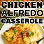 Keto Chicken Alfredo Casserole