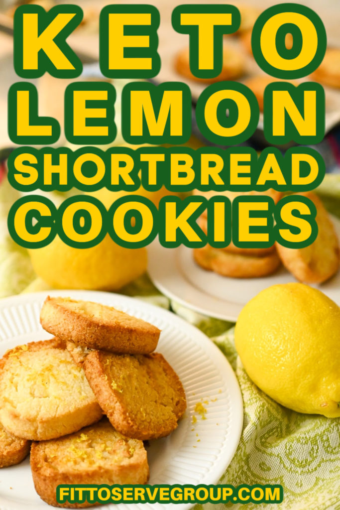 Keto Lemon Shortbread Cookies (Coconut Flour)