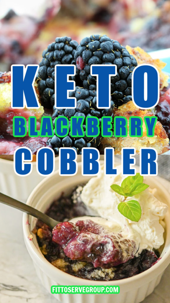 Easy Keto Blackberry Cobbler