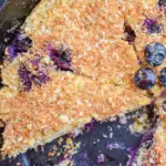 The Ultimate Keto Blueberry Coconut Skillet Cake! Cover Image