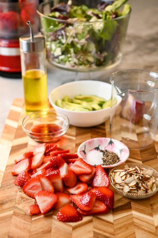 Keto Strawberry Salad With Strawberry Vinaigrette · Fittoserve Group