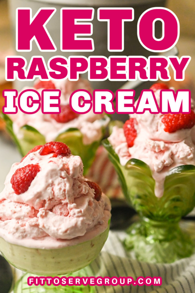 Easy Keto Raspberry Ice Cream