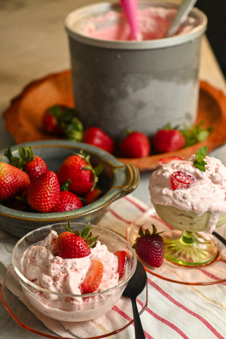 Keto Strawberry Ice Cream Recipe · Fittoserve Group