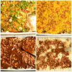 keto bbq chicken casserole process pictures