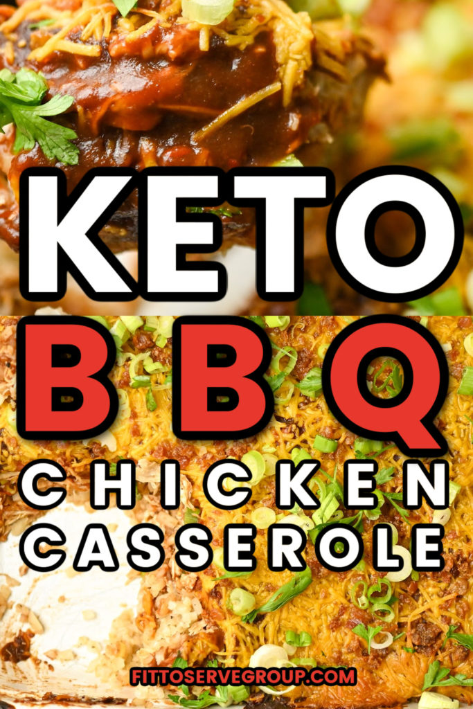 Keto BBQ Chicken Casserole