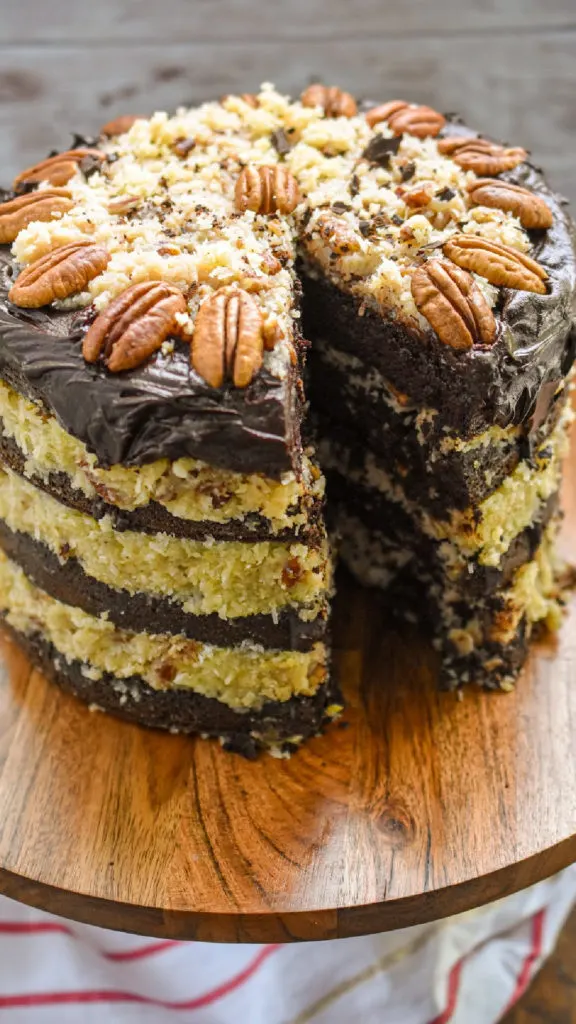 Keto German Chocolate Cake