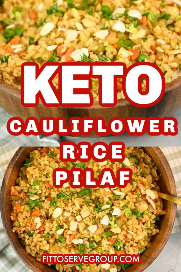 Cauliflower Rice Pilaf (Keto) · Fittoserve Group