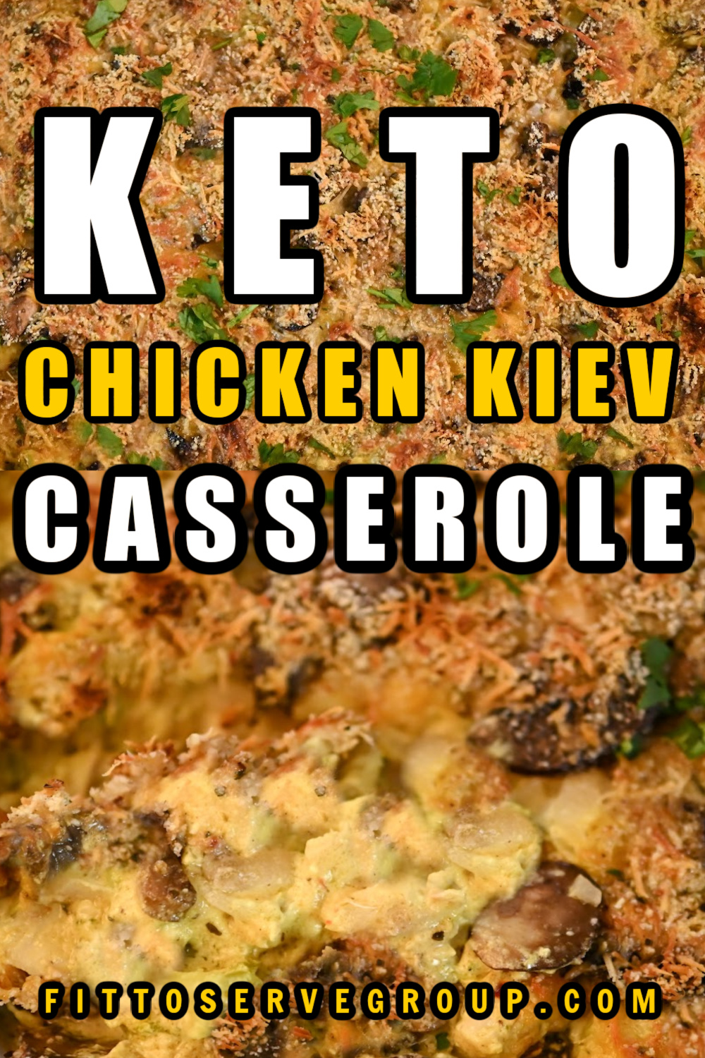 Keto Chicken Kiev Casserole · Fittoserve Group