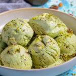 keto pistachio ice cream featured image