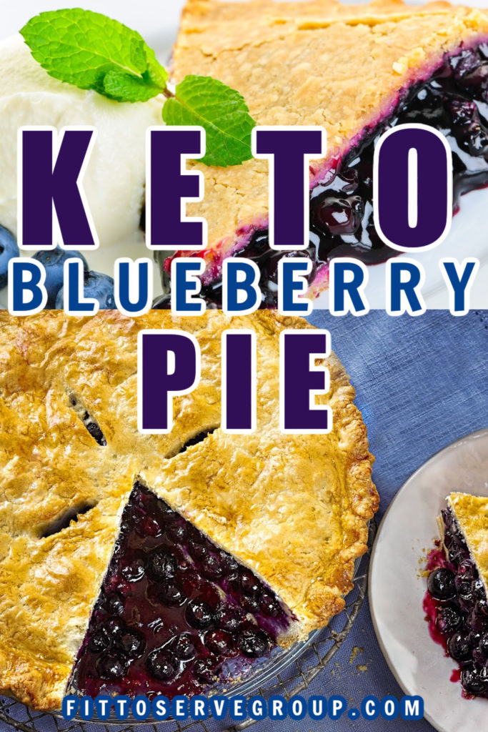 Keto Blueberry Pie