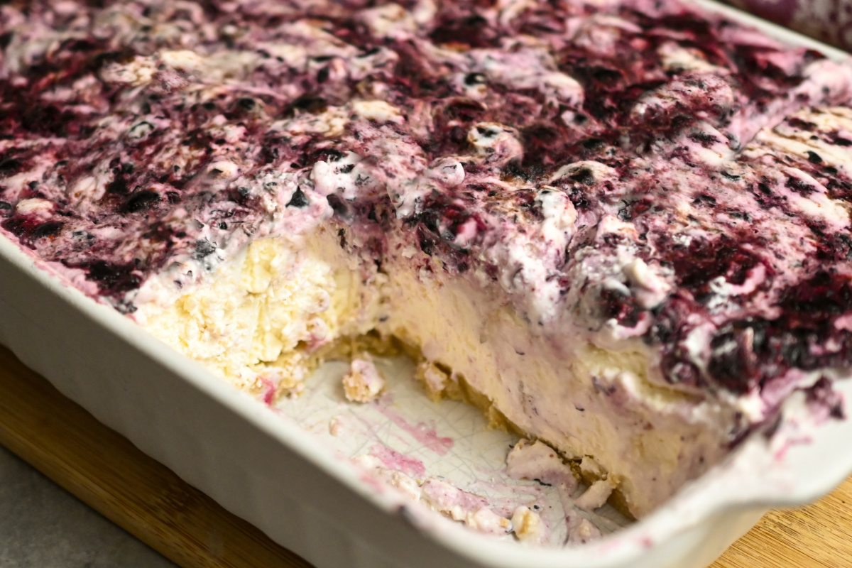 Keto No Bake Blackberry Cheesecake · Fittoserve Group