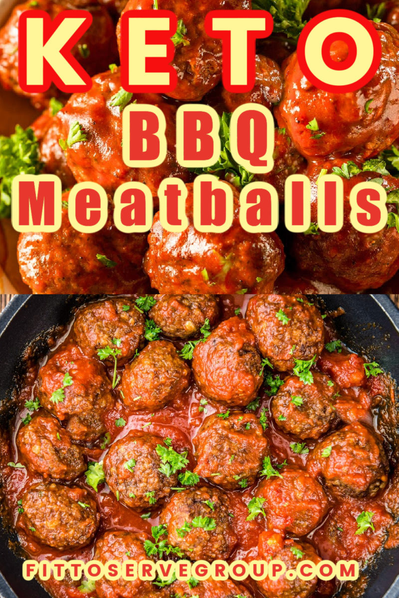 Keto BBQ Meatballs, Baked In The Oven · Fittoserve Group