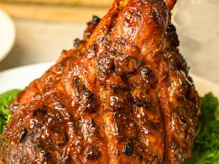 Brown Sugar Ham (Baked Ham Glaze) - A Spicy Perspective